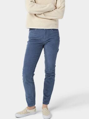 Stio Women's Skinny Corduroy Jeans in Slate Blue
